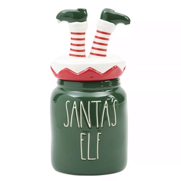 Rae Dunn Other New Rae Dunn Santas Elf Canister Poshmark